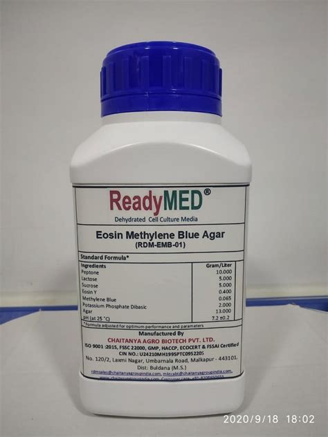 Eosin Methylene Blue Agar Rdm Emb At Best Price In Nagpur