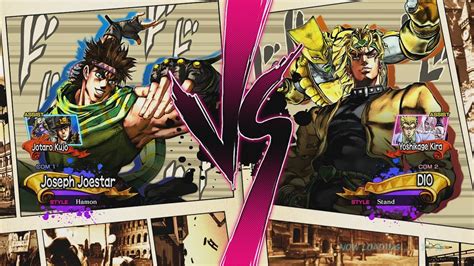 Jojos Bizarre Adventure All Star Battle R Joseph Joestar V Dio