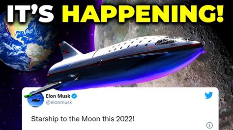 It Happened Spacex Is Finally Launching Their New Starship To The Moon 2022 Youtube