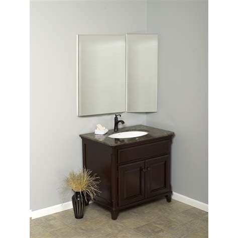 Zenith 14 25 X 36 Corner Mount Beveled Edge Medicine Cabinet