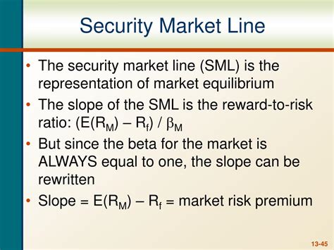 PPT Return Risk And The Security Market Line PowerPoint