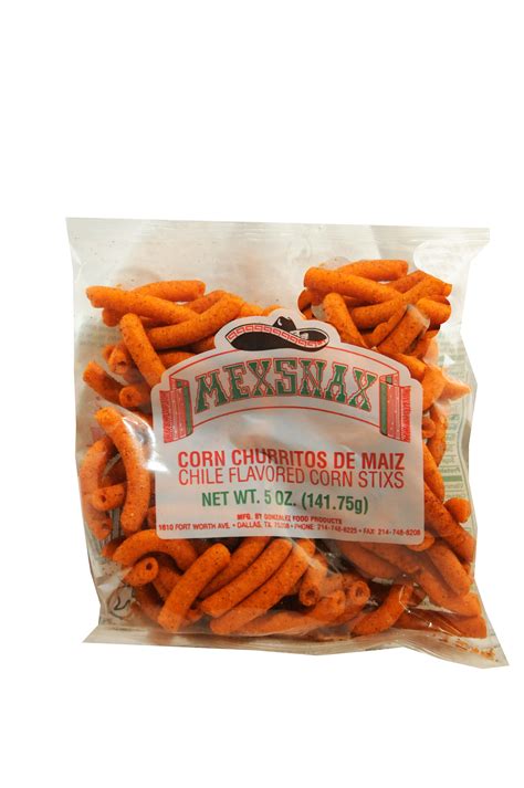 Mexsnax Churritos Chile Corn Sticks Shop Chips At H E B
