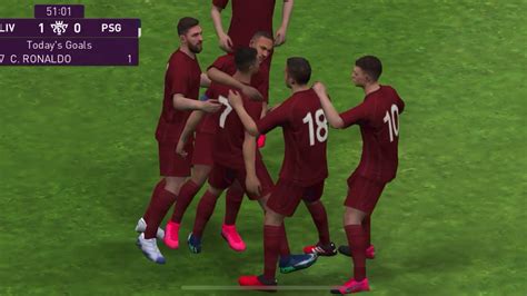 Liverpool Vs Psg Gameplay Youtube