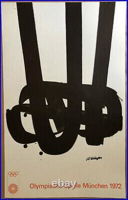 Pierre SOULAGES Lithographie n29 lithographie originale imprimée par