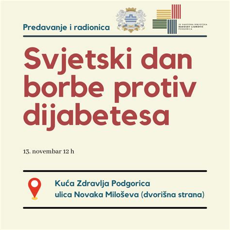 SVJETSKI DAN BORBE PROTIV DIJABETESA Radosav Ljumović