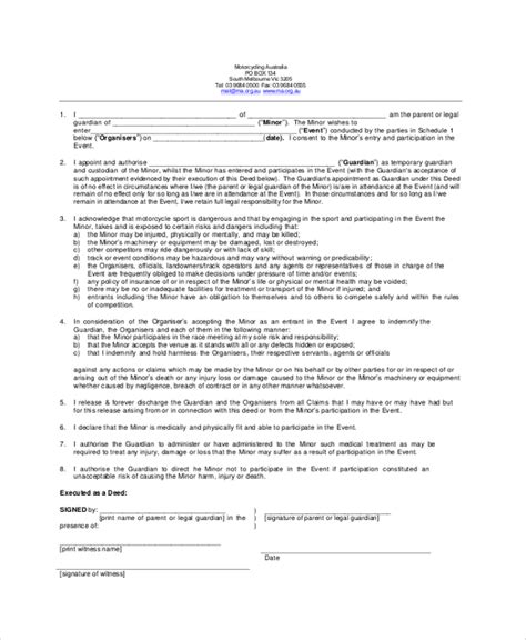 Free 8 Sample Guardianship Forms In Pdf Ms Word