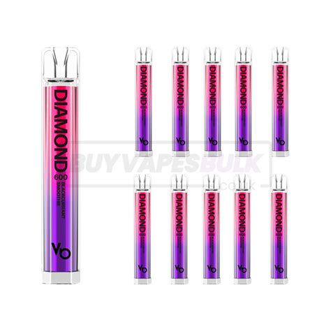 Blackcurrant Smoothie Vapes Bars Diamond 600 Puff Disposable Vape 10