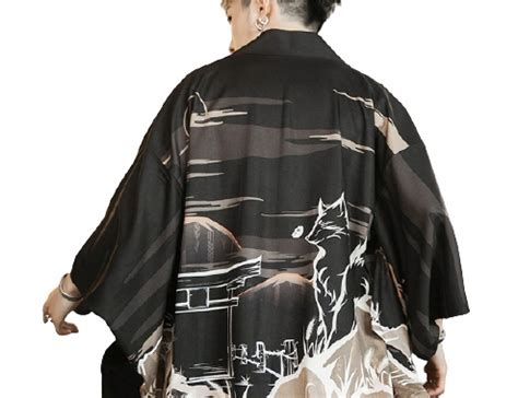 Kimono M Skie Letnie Szlafrok Japo Skie Lato Wz R