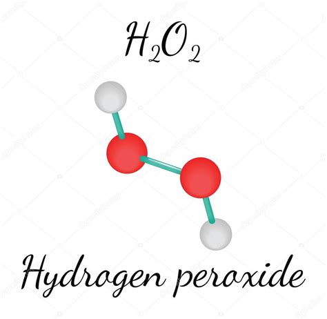 Molécula De Peróxido De Hidrógeno H2o2 2023