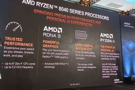 AMD Meluncurkan Prosesor Terbaru AMD Ryzen 8040 Series Untuk Laptop