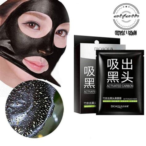 Masker Arang Pengangkat Komedo Charcoal Black Mask Lazada Indonesia