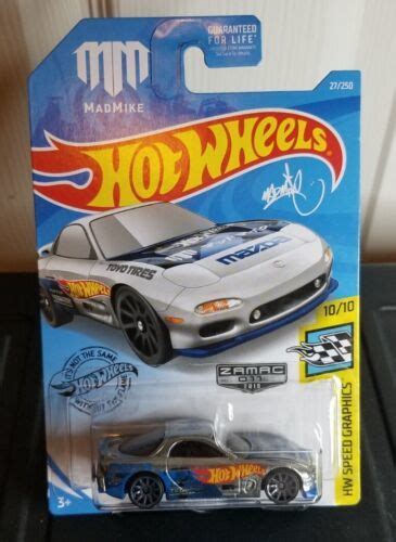 Vhtf Hot Wheels Zamac Jdm Mad Mike Mazda Rx New