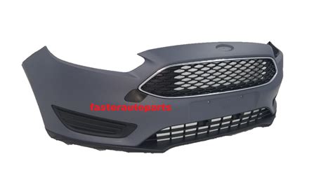 2015 2019 Ford Focus Front Bumper Cover With Grills And Fog Light Cover Se Sel Ebay