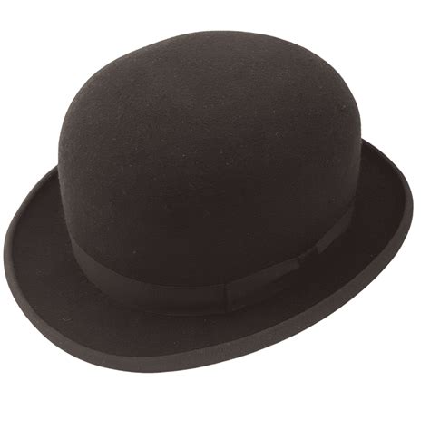 Black Wool Felt Bowler Hat Christys