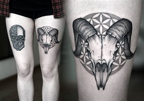 60 Animal skull tattoo designs