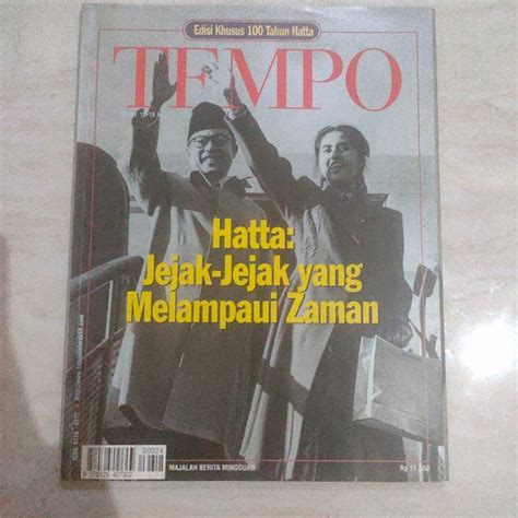 Jual Majalah Tempo Edisi Khusus 100 Tahun Hatta ERDOLS Shopee Indonesia