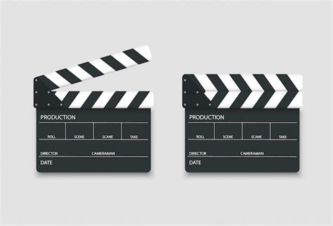 Premium Vector | Film clapper board in flat style.