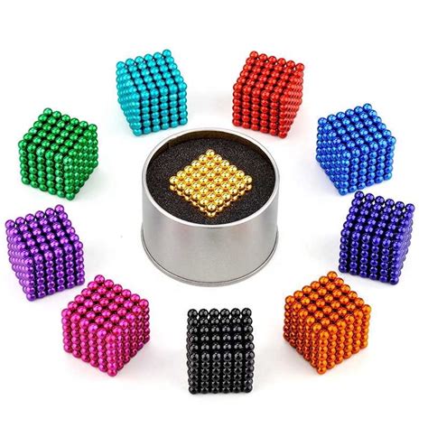 Neo Ball Cube 5mm BRONZE Neocube 216 Magnet Würfel Neodym