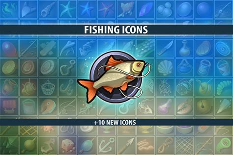 Fishing Icons 2d 아이콘 Unity Asset Store