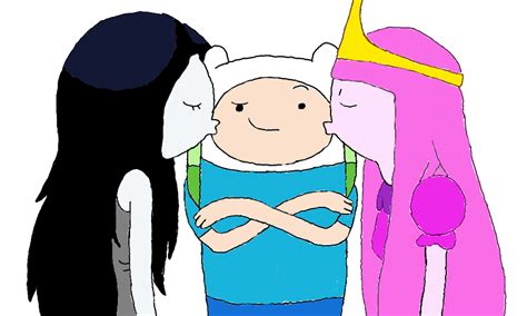 Colors Live - marsllen and princess bubblegum kissing finn by ...