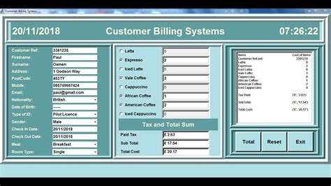 How To Create A Customer Billing System In Python Full Tutorial Youtube