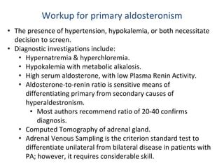 Primary Hyperaldosteronism Ppt