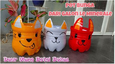 Pot Bunga Dari Galon Bekas Crafts Trash Can Bikins