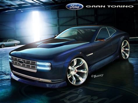 Ford Gran Torino By Barneyhh On Deviantart Concept Cars Futuristic Cars Classic Cars