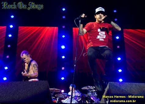 Rock On Stage Shows Red Hot Chili Peppers na Arena Anhembi em São Paulo SP