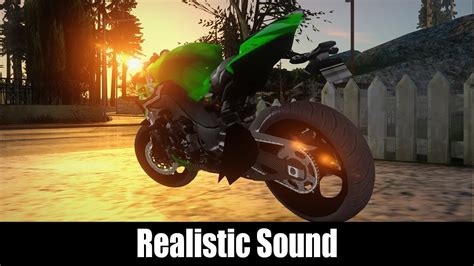 GTA SA Realistic Kawasaki Z1000 Sound Gameplay YouTube