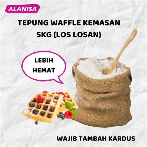 Jual Tepung Instan Waffle Kemasan Kg Shopee Indonesia