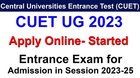 Cuet Ug Online Form Syllabus Apply Now