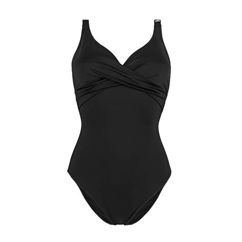 Annadiva Swim Confidence Corrigerend Badpak Met Open Rug Black Annadiva