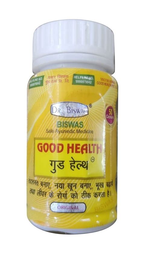 Dr Biswas Good Health Capsule Packaging Type Bottle Packaging Size