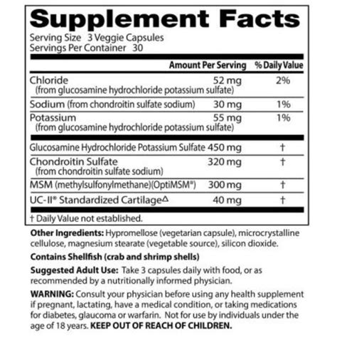 Doctor's Best Glucosamine Chondroitin MSM + UC-II Capsules