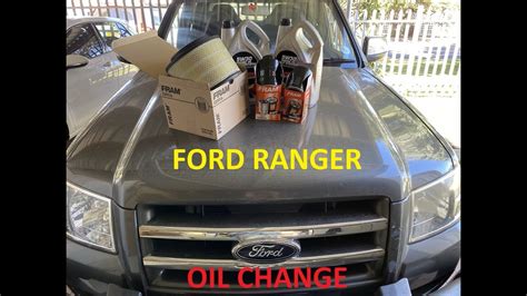 Ford Ranger Tdci Oil Change Youtube