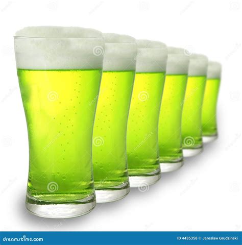 Green Beer Stock Photo Image Of Froth Background Party 4435358