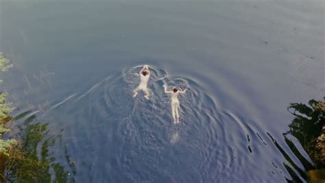 Man Women Swimming Naked Lake Stock Footage Video 100 Royalty Free 6850936 Shutterstock