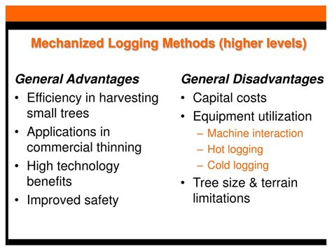 PPT - Mechanized Logging Methods PowerPoint Presentation, free download - ID:1275203