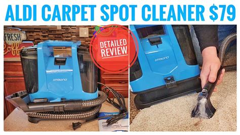 Aldi Ambiano Portable Carpet Upholstery Spot Cleaner Review Youtube