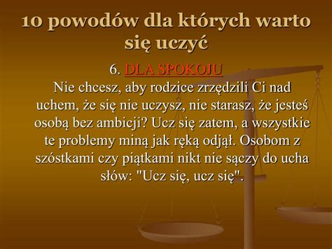 Ppt Motywacja Naprawd Warto Si Uczy Powerpoint Presentation Free