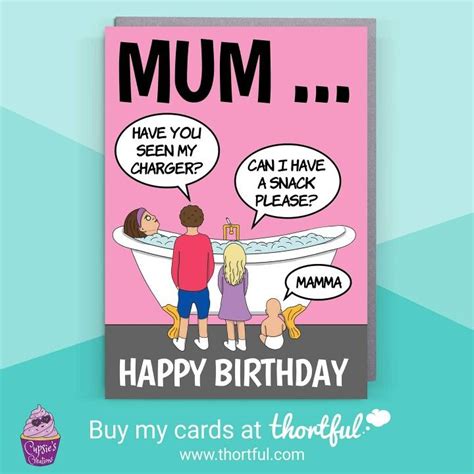 Happy Birthday Mom Funny Cards