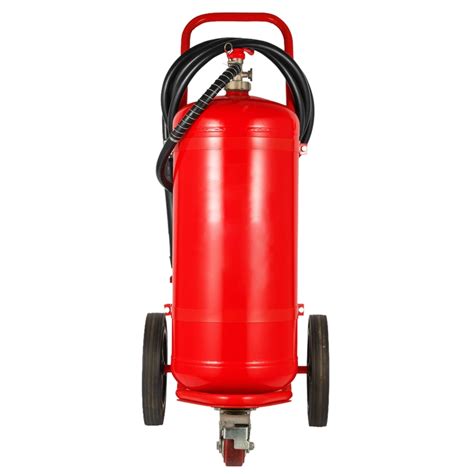 Ce Kg Mobile Trolley Mounted Fire Extinguisher With Abc Dry Powder