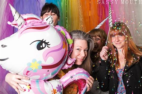 Sassy Confetti Sprinkles Photobooth Unicorn Edition Photo Booth