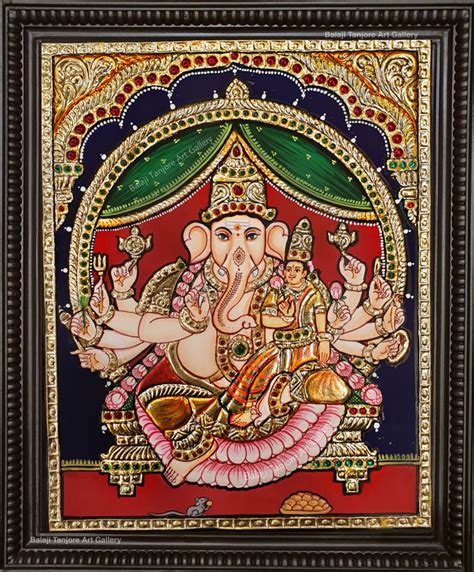 Vallabha Vinayagar Tanjore Paintings Balaji Art Gallery