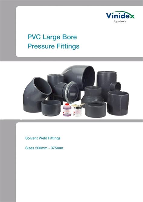 Pdf Pvc Large Bore Pressure Fittings Vinidex Pty Ltd Pvc Large