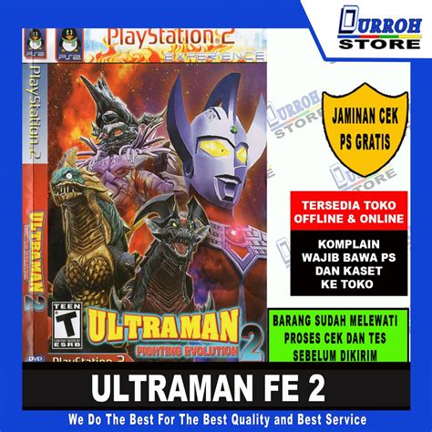 Jual KASET GAME PS 2 ULTRAMAN FIGHTING EVOLUTION 2 Shopee Indonesia