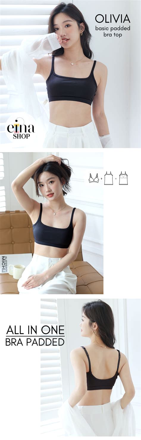 Olivia Basic Padded Bra Top Einashop