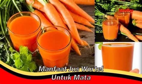 Temukan Manfaat Jus Wortel Untuk Mata Yang Belum Diketahui Biotifor