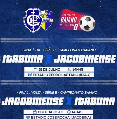 Série B Itabuna faz primeiro jogo da decisão contra o Jacobinense em